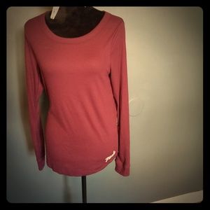 NWT PINK Victoria's Secret large long sleeve
